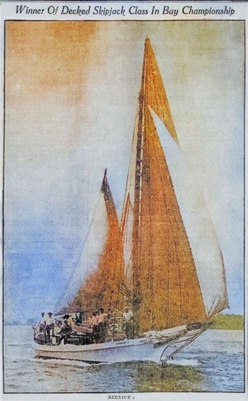 Deal Island 1st Skipjack Race- 1929